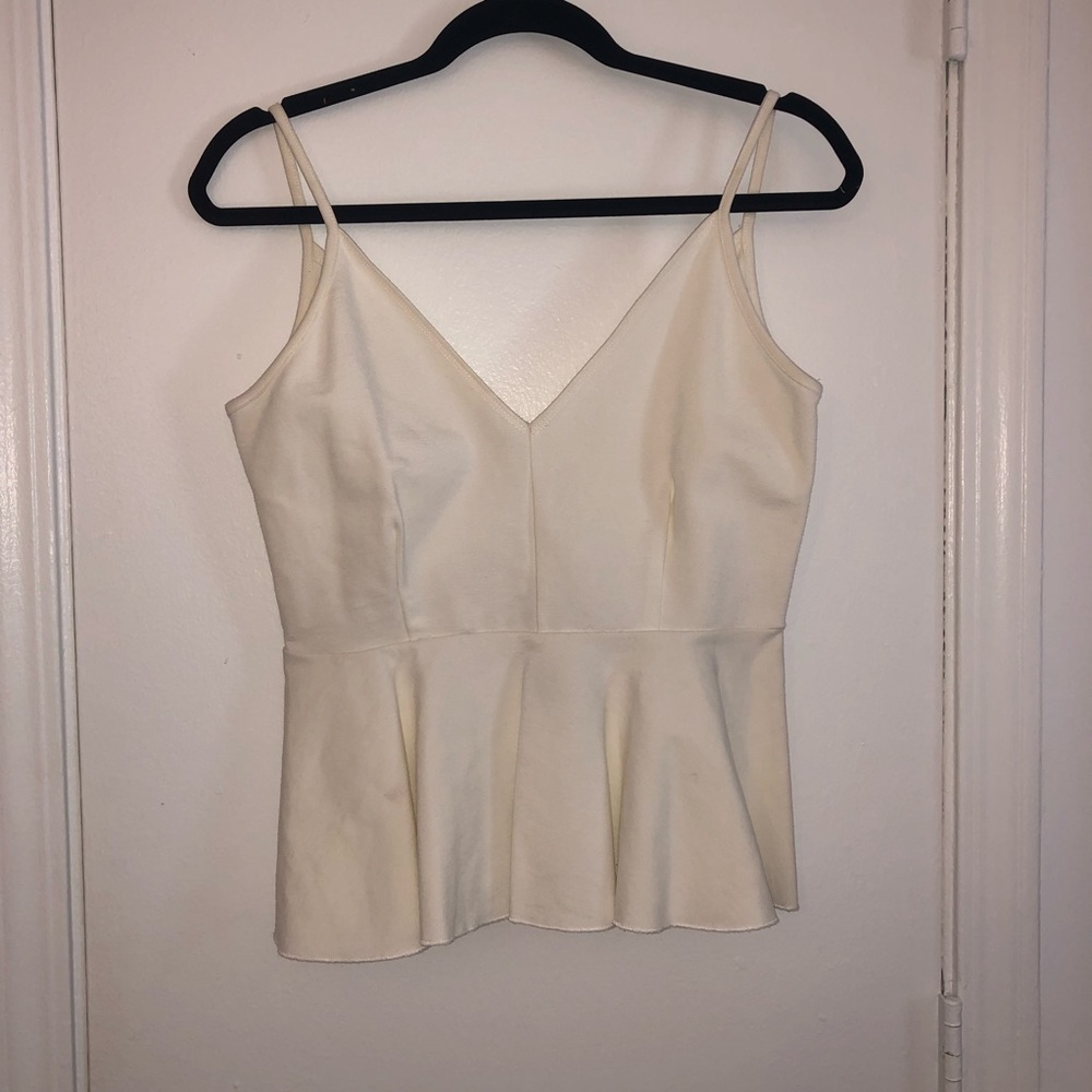 White tank top